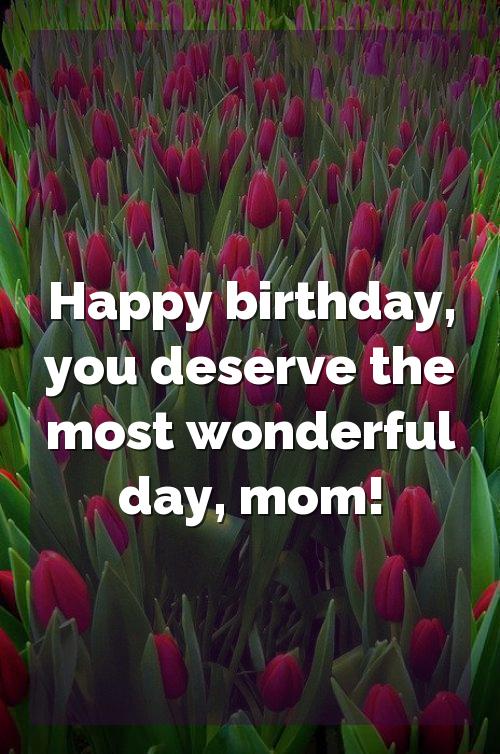 This is a unique way to wish birthday to your mother